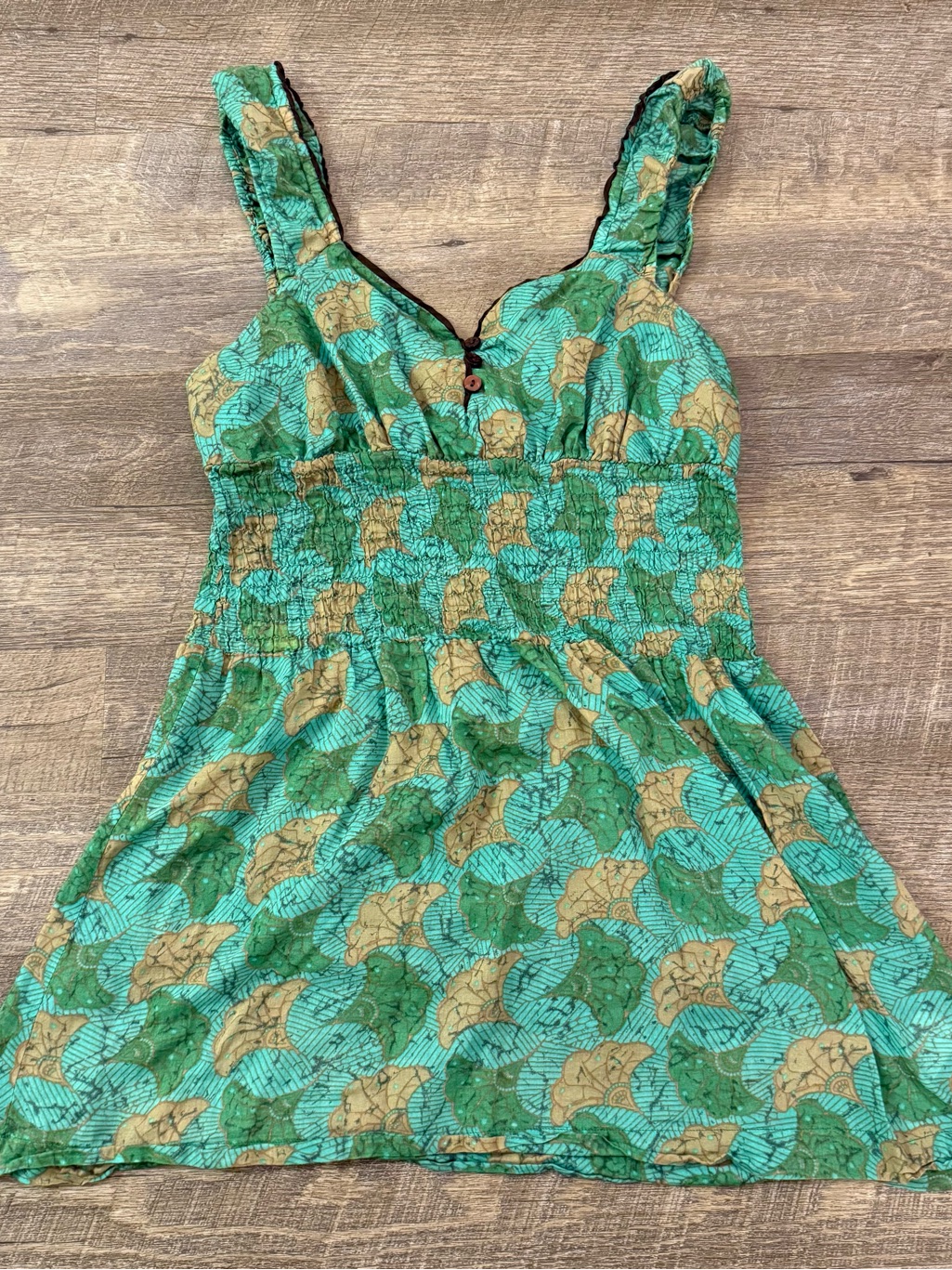 Free People Vintage: The Originals Batik Tank Mini Dress